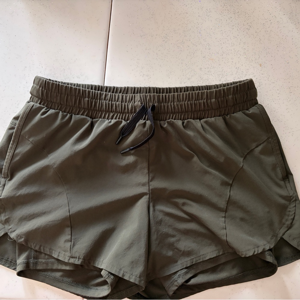 Avia Dark Olive Women's Athletic Shorts